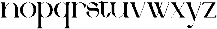 Ametea otf (400) Font LOWERCASE