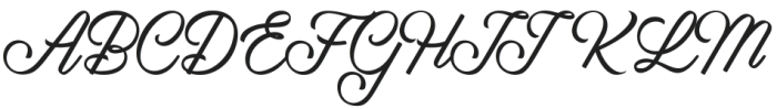 Ametha Louring otf (400) Font UPPERCASE