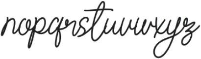 Amethyst Signature Regular otf (400) Font LOWERCASE