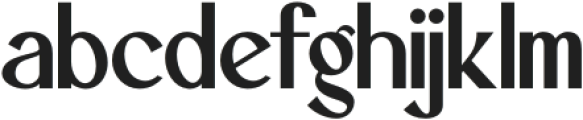 Amgiza otf (400) Font LOWERCASE