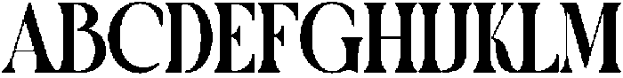Amida Regular otf (400) Font UPPERCASE