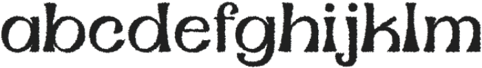 Amigie Rough Regular otf (400) Font LOWERCASE