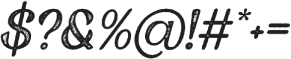 Amigie Stamp Italic otf (400) Font OTHER CHARS