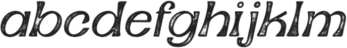 Amigie Stamp Italic otf (400) Font LOWERCASE