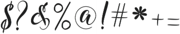 Amigirl Script Regular ttf (400) Font OTHER CHARS