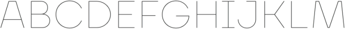 Amika Hairline otf (100) Font UPPERCASE
