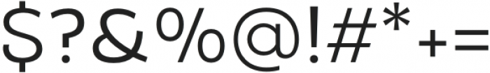 Amio-Regular otf (400) Font OTHER CHARS