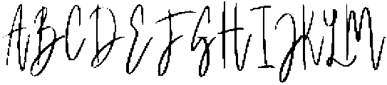 Amirthane Signature Regular otf (400) Font UPPERCASE