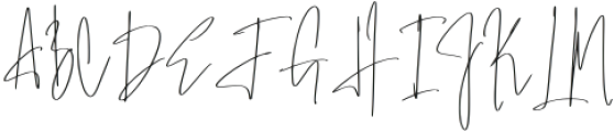 Amistarline Signature Regular otf (400) Font UPPERCASE