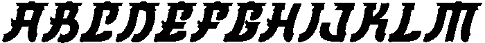 Amitsuya Italic otf (400) Font UPPERCASE