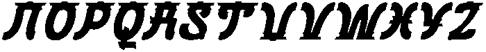 Amitsuya Italic otf (400) Font UPPERCASE