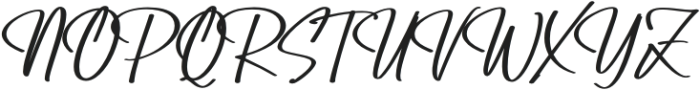 Amity Signature Bold otf (700) Font UPPERCASE