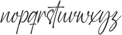 Amity Signature Light otf (300) Font LOWERCASE