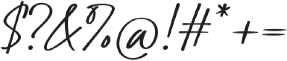 Amity Signature Medium otf (500) Font OTHER CHARS