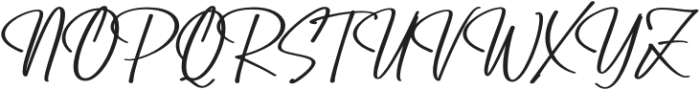 Amity Signature Medium otf (500) Font UPPERCASE