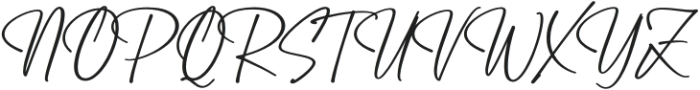 Amity Signature Regular otf (400) Font UPPERCASE