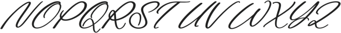 Amlerish Stagnate Italic otf (400) Font UPPERCASE
