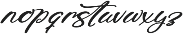 Amlerish Stagnate Italic otf (400) Font LOWERCASE