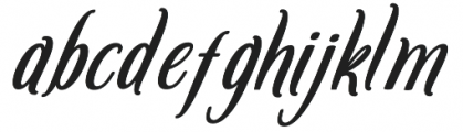 Amlight Bold otf (300) Font LOWERCASE