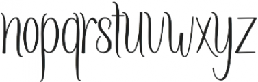 Amlight Medium otf (300) Font LOWERCASE