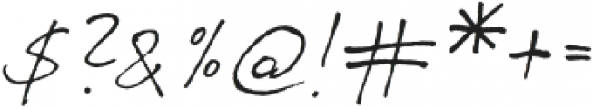 Ammer Handwriting Regular otf (400) Font OTHER CHARS