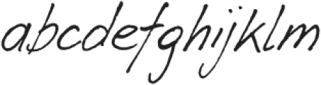 Ammer Handwriting Regular otf (400) Font LOWERCASE