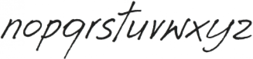 Ammer Handwriting Regular otf (400) Font LOWERCASE