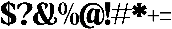 Amnesist Black otf (900) Font OTHER CHARS