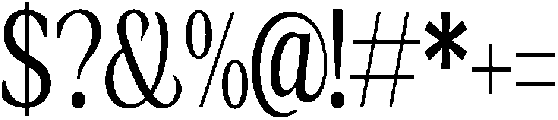 Amnesist Condensed otf (400) Font OTHER CHARS