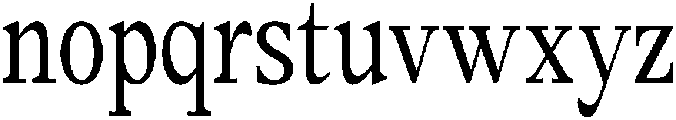 Amnesist Condensed otf (400) Font LOWERCASE