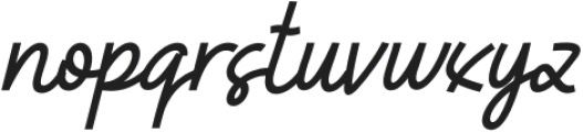 Amobus Italic otf (400) Font LOWERCASE