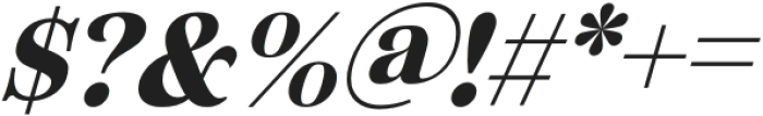Amoitar-Italic otf (400) Font OTHER CHARS