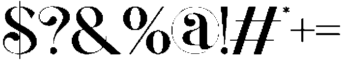 Amolin Regular otf (400) Font OTHER CHARS