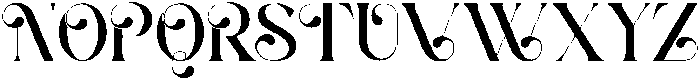 Amolin Regular otf (400) Font UPPERCASE