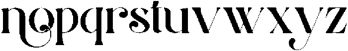 Amolin Regular otf (400) Font LOWERCASE