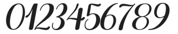 Amolina Sweet Italic Regular otf (400) Font OTHER CHARS
