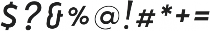 Amonos display MediumItalic otf (500) Font OTHER CHARS