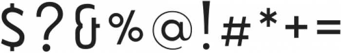 Amonos display Regular otf (400) Font OTHER CHARS