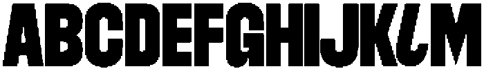 Amontic Display Bold otf (700) Font UPPERCASE