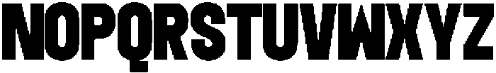Amontic Display Bold otf (700) Font UPPERCASE