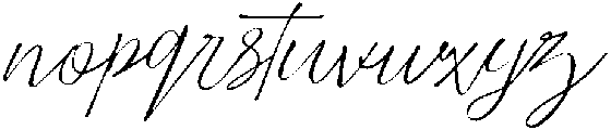 Amora Regular otf (400) Font LOWERCASE