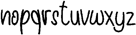 Amora otf (400) Font LOWERCASE