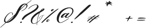 AmoraCalligraphy otf (400) Font OTHER CHARS