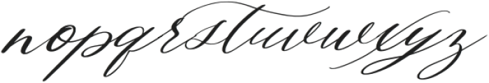 AmoraCalligraphy otf (400) Font LOWERCASE