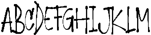 Amorae-Regular otf (400) Font UPPERCASE