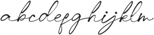 Amore Dreaming Signature otf (400) Font LOWERCASE