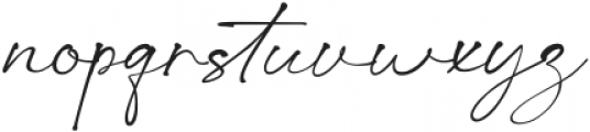 Amore Dreaming Signature otf (400) Font LOWERCASE