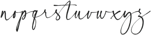 Amore Signature Rough otf (400) Font LOWERCASE