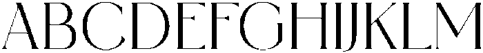 Amored Regular otf (400) Font UPPERCASE