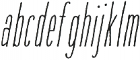 Amorie Modella Light Italic ttf (300) Font LOWERCASE